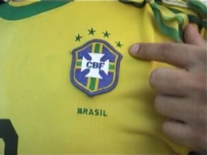 A Brazilian football badge